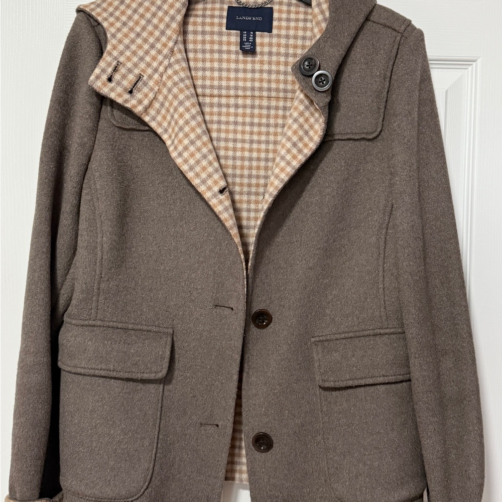 Lands' End Wool Coat